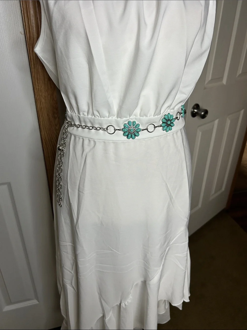 WESTERN Floral Chain Waist Belt